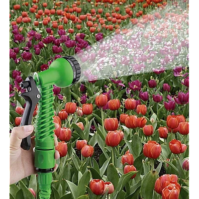 Furtun Extensibil verde Creponat 60m 200FT MAGIC HOSE Furtun Extensibil verde Creponat 60m 200FT MAGIC HOSE