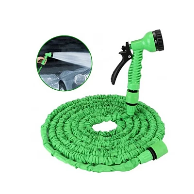 Furtun Extensibil verde Creponat 60m 200FT MAGIC HOSE Furtun Extensibil verde Creponat 60m 200FT MAGIC HOSE
