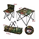 Set Masa cu 2 Scaune Pentru Camping Pliabile Model Army Geanta Inclusa Set Masa cu 2 Scaune Pentru Camping Pliabile Model Army Geanta Inclusa