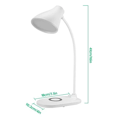 Lampa LED de birou cu functie de incarcare wireless pentru telefoane Lampa LED de birou cu functie de incarcare wireless pentru telefoane
