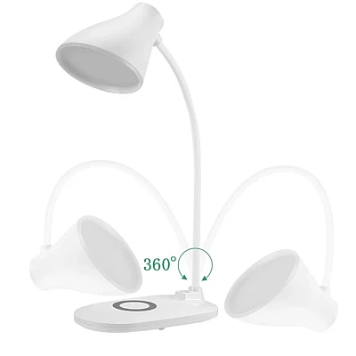 Lampa LED de birou cu functie de incarcare wireless pentru telefoane Lampa LED de birou cu functie de incarcare wireless pentru telefoane