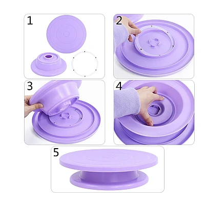Platou rotativ pentru ornat si decorat torturi Platou rotativ pentru ornat si decorat torturi