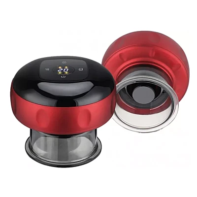 Aparat vacuum electric Terapie prin ventuze masaj si incalzire 2 niveluri de presiune Aparat vacuum electric Terapie prin ventuze masaj si incalzire 2 niveluri de presiune