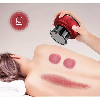 Aparat vacuum electric Terapie prin ventuze masaj si incalzire 2 niveluri de presiune Aparat vacuum electric Terapie prin ventuze masaj si incalzire 2 niveluri de presiune