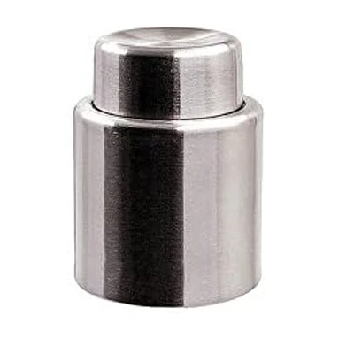 Set 2 bucati DOP cu buton pentru sticla de vin din metal Set 2 bucati DOP cu buton pentru sticla de vin din metal