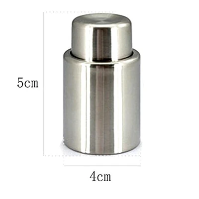 Set 2 bucati DOP cu buton pentru sticla de vin din metal Set 2 bucati DOP cu buton pentru sticla de vin din metal