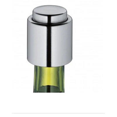 Set 2 bucati DOP cu buton pentru sticla de vin din metal Set 2 bucati DOP cu buton pentru sticla de vin din metal