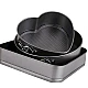 Set 3 tavi de prajituri cu baza detasabila si forme diferite 24/26/28 CM Set 3 tavi de prajituri cu baza detasabila si forme diferite 24/26/28 CM