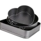 Set 3 tavi de prajituri cu baza detasabila si forme diferite 24/26/28 CM