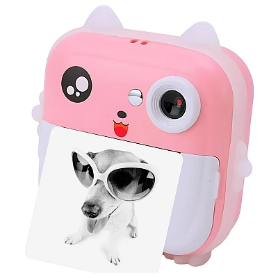 Aparat foto instant copii 10 role 48px FULL HD 5 jocuri player muzical Aparat foto instant copii 10 role 48px FULL HD 5 jocuri player muzical