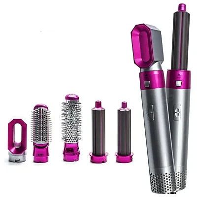 Perie de Par Electrica Multifunctionala 5 In 1 Cu Aer Cald 1000W Perie de Par Electrica Multifunctionala 5 In 1 Cu Aer Cald 1000W
