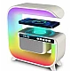 Boxa bluetooth LED cu incarcator wireless si ceas HM G3 Boxa bluetooth LED cu incarcator wireless si ceas HM G3