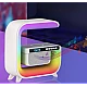 Boxa bluetooth LED cu incarcator wireless si ceas HM G3 Boxa bluetooth LED cu incarcator wireless si ceas HM G3