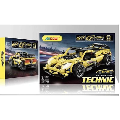 Set constructie Auto Andowl Q JM803 pachet ansamblare masina Set constructie Auto Andowl Q JM803 pachet ansamblare masina