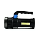 Lanterna de mana cu LED Q LED556 cu 1000 lumeni acumulator integrat lumina laterala COB negru Lanterna de mana cu LED Q LED556 cu 1000 lumeni acumulator integrat lumina laterala COB negru