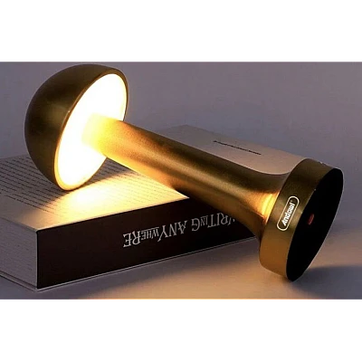 Lampa de birou portabila Gold ciupercuta Q TL142 Andowl Lampa de birou portabila Gold ciupercuta Q TL142 Andowl