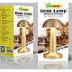 Lampa de birou portabila Gold ciupercuta Q TL142 Andowl Lampa de birou portabila Gold ciupercuta Q TL142 Andowl