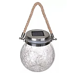 Lampa Solara LED tip borcan Q TL60 lumina colorata si maner