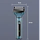 Aparat de ras electric ajustare faciala 2 lame KM 1433 incarcare USB Aparat de ras electric ajustare faciala 2 lame KM 1433 incarcare USB