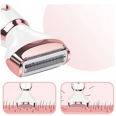 Epilator 4 in 1 cu 4 accesorii cap de epilare lavabil AO 78148 Epilator 4 in 1 cu 4 accesorii cap de epilare lavabil AO 78148