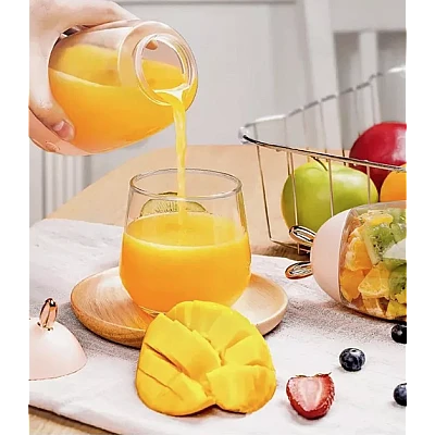 Blender electric cu acumulator portabil 330 ml USB 5V Q JU21 Blender electric cu acumulator portabil 330 ml USB 5V Q JU21