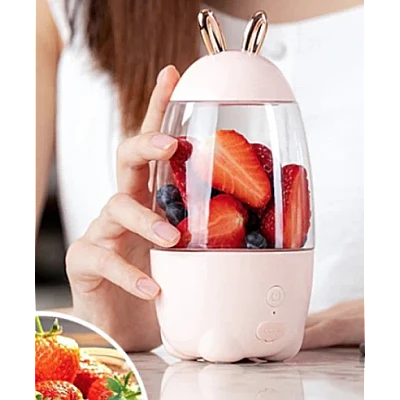 Blender electric cu acumulator portabil 330 ml USB 5V Q JU21 Blender electric cu acumulator portabil 330 ml USB 5V Q JU21
