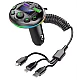 Modulator auto cu LED RGB BT FM Handsfree USB QC81 Modulator auto cu LED RGB BT FM Handsfree USB QC81