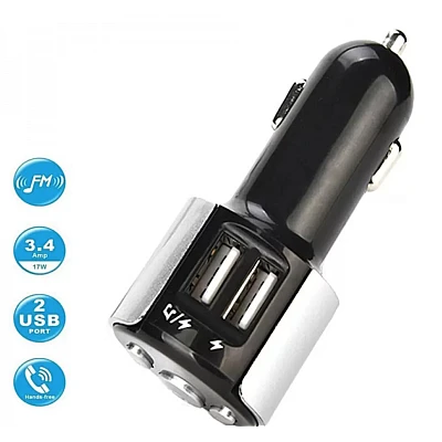 Transmitator FM auto cu USB Q AX10 Transmitator FM auto cu USB Q AX10