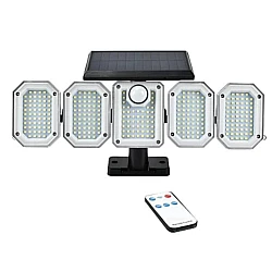 Lampa solara Andowl Q TY300 cu 5 casete 300 LED pentru exterior Lampa solara Andowl Q TY300 cu 5 casete 300 LED pentru exterior