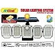 Lampa solara Andowl Q TY300 cu 5 casete 300 LED pentru exterior Lampa solara Andowl Q TY300 cu 5 casete 300 LED pentru exterior