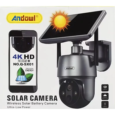 Camera de supraveghere CCTV Q SX01 Audio Bidirectionala cu panou solar 4G Camera de supraveghere CCTV Q SX01 Audio Bidirectionala cu panou solar 4G
