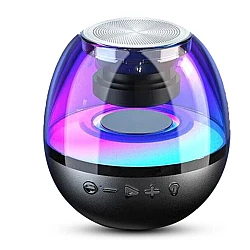 Mini boxa portabila cu extra bass RGB sunet 360 HD bluetooth Q YXB150