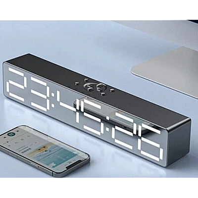 Boxa Portabila cu Ceas Alarma SD Bluetooth Andowl QYXB133 Boxa Portabila cu Ceas Alarma SD Bluetooth Andowl QYXB133