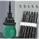 Set surubelnita CRV cu biti 13 in 1 Otel Verde/Negru Set surubelnita CRV cu biti 13 in 1 Otel Verde/Negru