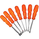 Set 7 surubelnite cu maner plastic si cap tubulara de la 5 la 11 mm