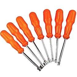 Set 7 surubelnite cu maner plastic si cap tubulara de la 5 la 11 mm