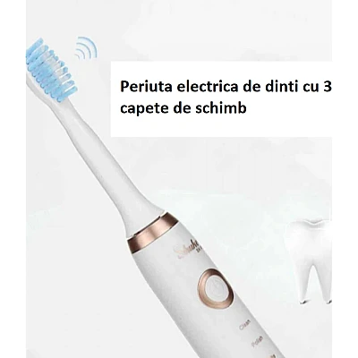 Periuta de dinti electrica cu 3 capete de schimb Periuta de dinti electrica cu 3 capete de schimb