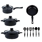 Set oale si ustensile 13 piese editie black