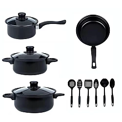 Set oale si ustensile 13 piese editie black