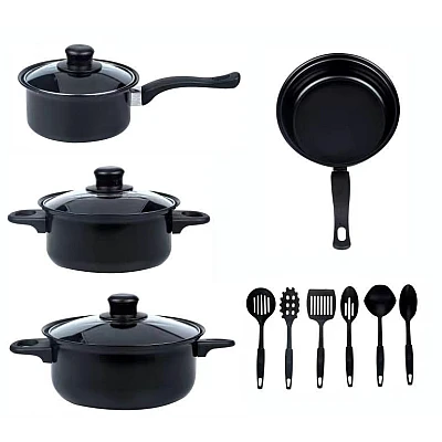 Set oale si ustensile 13 piese editie black Set oale si ustensile 13 piese editie black