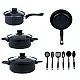 Set oale si ustensile 13 piese editie black Set oale si ustensile 13 piese editie black