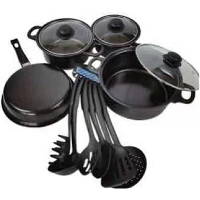 Set oale si ustensile 13 piese editie black Set oale si ustensile 13 piese editie black