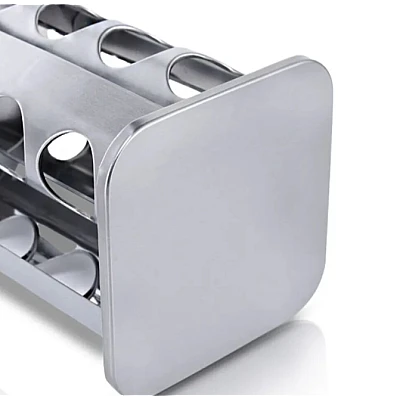 Set 16 recipiente condimente Alimar cu suport rotativ inox Set 16 recipiente condimente Alimar cu suport rotativ inox