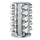 Set 20 recipiente condimente cu suport rotativ inox Set 20 recipiente condimente cu suport rotativ inox