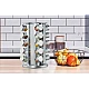 Set 20 recipiente condimente cu suport rotativ inox Set 20 recipiente condimente cu suport rotativ inox