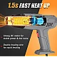 Pistol cu aer cald rezistent putere 2000 W temperatura 300 / 600 grade Negru Pistol cu aer cald rezistent putere 2000 W temperatura 300 / 600 grade Negru