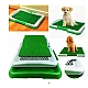 Litiera tip Tavita Toaleta pentru Animale de companie cu Gazon/Iarba Artificiala pentru Casa