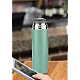 Set termos din inox cu 3 cesti 500ml sticla termoizolanta pentru bauturi fierbinti si reci VERDE Set termos din inox cu 3 cesti 500ml sticla termoizolanta pentru bauturi fierbinti si reci VERDE