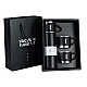 Set termos din inox cu 3 cesti 500ml sticla termoizolanta pentru bauturi fierbinti si reci NEGRU Set termos din inox cu 3 cesti 500ml sticla termoizolanta pentru bauturi fierbinti si reci NEGRU