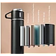 Set termos din inox cu 3 cesti 500ml sticla termoizolanta pentru bauturi fierbinti si reci ALBASTRU Set termos din inox cu 3 cesti 500ml sticla termoizolanta pentru bauturi fierbinti si reci ALBASTRU